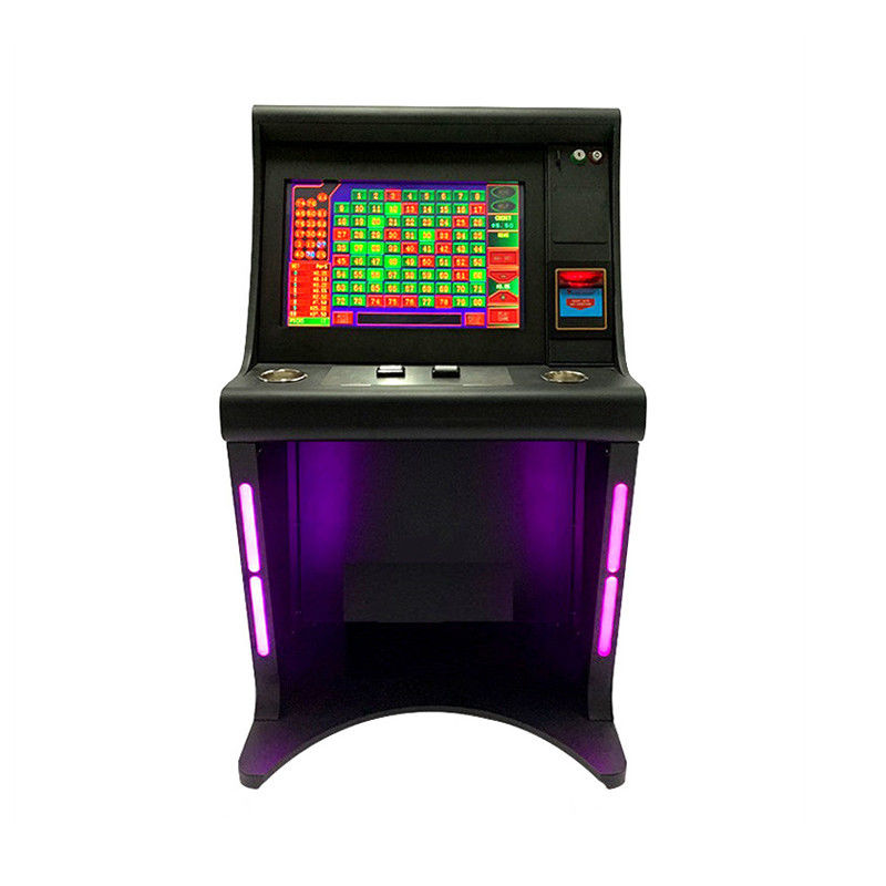 Pog 510 Vaso in legno di armadi per macchine da gioco d'oro con touchscreen LCD da 22 pollici
