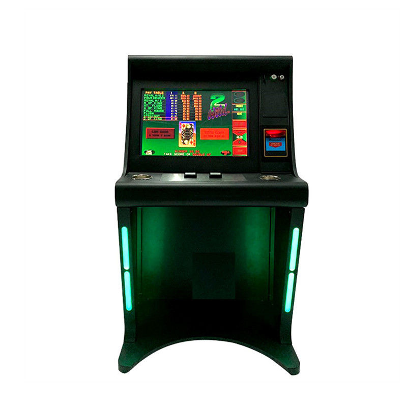 Pog 510 Vaso in legno di armadi per macchine da gioco d'oro con touchscreen LCD da 22 pollici