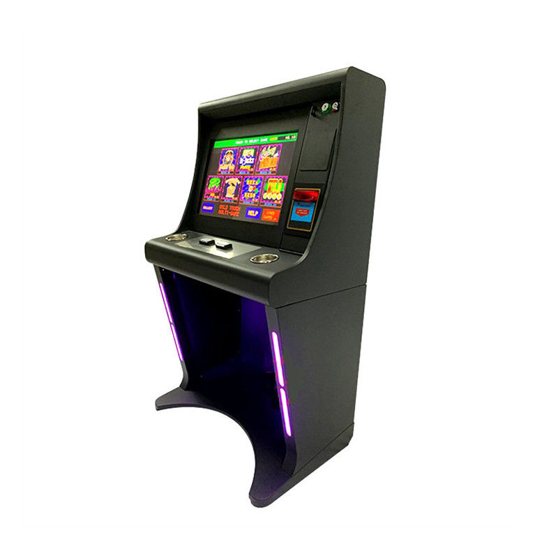Pog 510 Vaso in legno di armadi per macchine da gioco d'oro con touchscreen LCD da 22 pollici